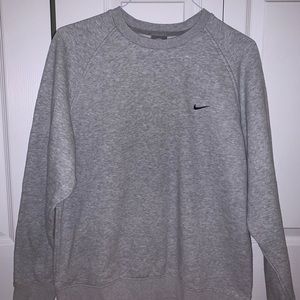 Men’s Gray Nike Crewneck Sweater (L)